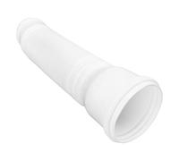 YUYTE Down Spout Drain Extender Flexible Rain Gutter Down-Spen Extension 20-59in Longueur Réglable avec Bloc D'éclaboussure pour Le Drainage Rond de la Villa Extérieure (White)