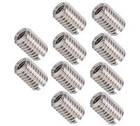 YUYTE Écrou de Réparation de Filetage, 10 Pièces Accessoire de Fixation en Acier Inoxydable pour Réparation de Filetage M5 X 0 8 Mm M8 X 1 25 Mm, avec une Longueur de 12 pour