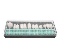 YUYTE Ensemble de Forets à Ongles en Feutre de Laine 12 Pièces, Têtes de Polissage Portables pour Meulage des Ongles avec Différentes Formes pour un Usage Domestique et Salon de