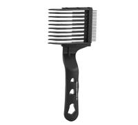 YUYTE Ensemble de Peignes Décolorés, 4 Têtes Amovibles pour une Coupe Précise et des Looks Gradués, avec Plastique Antistatique et Poignée Ergonomique pour une Utilisation à la Maison (BLACK)