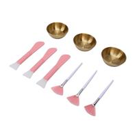 YUYTE Ensemble de Spa pour le Visage 9 Pièces, 3 Bols à Mélanger en Acier