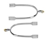 YUYTE Eperons Equitation Eperons Éperons de Cheval en Alliage de Zinc Éperons d'équitation Anglais avec Molette Rotative en Cuivre pour l'entraînement et Les Compétitions équestres