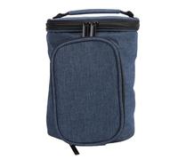 YUYTE Étui de Voyage pour Hydropulseur Sac de Transport Portable pour Hydropulseur Sac de Rangement pour Irrigateur Oral Tissu Oxford 2 Sections Poche Avant 5 Boucles élastiques Poche