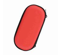 YUYTE Étui Rigide de Protection pour PS, Sac de Rangement de Voyage Antichoc avec Poche en Filet pour Accessoires, Conception Compacte (Rouge)