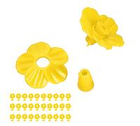 YUYTE Fleurs d'alimentation [Version Améliorée 2024] 30 Accessoires de Remplacement de Fleurs d'alimentation Colorés Uniques - Attirez 'adorables Colibris de Loin et Améliorez Le Paysage de Votre