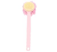 YUYTE Handle Bath Brosse de Bain-douche avec éponge en Maille - Épurateur Corporel pour un Dos et une Relaxation Faciles