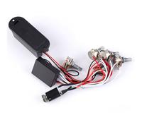 YUYTE Harnais de Circuit de Micro de Guitare Préampli Actif EQ à 3 Bandes avec Commandes pour les Basses, les Aigus et le Volume