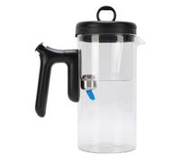YUYTE Infuseur à thé en Verre avec Séparation de L'eau, Infuseur à thé à Presse Française avec Fin à Pression Magnétique pour en Vrac, aux Fleurs