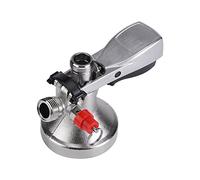 YUYTE Keykeg Tête de Type Keg Coupleur en Acier Inoxydable Distributeur de Bière Pression avec Valve - Connecteur de Robinet de Bière pour Usage Domestique et Commercial