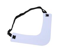 YUYTE Kit de Modèles de Mise en Forme de Barbe, 3 Pièces, Guide de décolleté de Barbe avec Bande élastique Réglable pour Hommes, Kit de Pochoirs pour un Toilettage de Précision (WHITE)