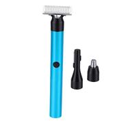 YUYTE Kit de Toilettage 3 en 1, Portable Rechargeable 350 MAh | Tondeuse à Cheveux électrique, Construction en Alliage ABS, Têtes de Nez à Sourcils Interchangeables