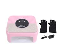 YUYTE Lampe à Ongles LED avec Capteur Automatique, Sèche-ongles UV LED à Séchage Rapide pour Vernis Gel, Lampe à Polymériser Portable pour la Maison et le Salon Professionnel (Prise UE)