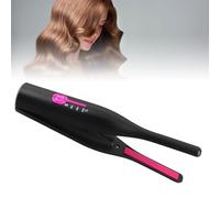 YUYTE Lisseur à Cheveux Fil, Fer à Friser Plat de Voyage 2 en 1 avec Plaques Chauffantes Rapides, Mini Coiffeur Double Tension pour Voyage à la Maison (BLACK)