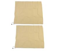 YUYTE Lot de 2 Couvertures de Protection Contre Le Gel en Tissu Non tissé épais avec Fermeture éclair et Cordon de Serrage pour Arbustes D'extérieur, Arbres, Légumes, 80 X 100 Cm