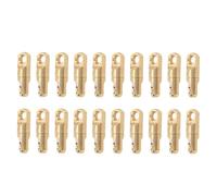 YUYTE Lot de 20 Connecteurs Pivotants en Laiton de 8 Mm avec Finition Galvanisée, pour Porte-clés en Corde, Téléphone, Ceinture, Sac, Portefeuille, Décoration de Vêtements Artisanaux
