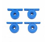 YUYTE Lot de 4 Roulements de Turbine de Rechange pour Nettoyeur de Piscine, Conception à Ajustement Rapide en Caoutchouc ABS pour 280 180 avec Aspiration Améliorée et Coll