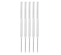 YUYTE Lot de 5 Stylos pour Nail Art, Stylo à Pointiller Professionnel avec Pointe en Acier Inoxydable pour les Designs D'ongles, Prise en Main Confortable, adapté aux Débutants et