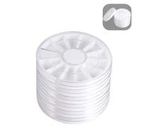 YUYTE Lot de 6 boîtes à vides à 12 compartiments pour décoration d'ongles et maison