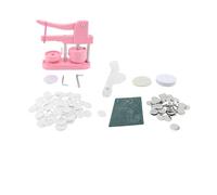 YUYTE Machine à Fabriquer des Boutons, Presse Manuelle avec 100 Boutons Vierges, Coupe-cercle, Tapis de Découpe et 2 Clés, pour Badges (58 mm (rotatif))