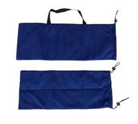 YUYTE Mahjong Rack Bag Set Sac de Rangement Portable Mahjong Pusher Mallette de Voyage Rack avec Sac à Cordon Intérieur 4 Fentes et à Poignée Extérieure pour la Protection