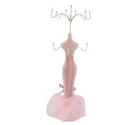 YUYTE Mannequin+Porte+Bijoux Modèle Robe Chaussures à Talons Boucle d'oreille Collier Anneau Porte-Bijoux Présentoir Support Suspendu Support Rack(02)