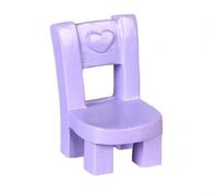 YUYTE Mini Chaise en Résine avec Dossier en Forme de Cœur, Petit Tabouret pour Affichage de Bureau (Chaise numéro 4)