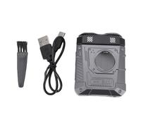 YUYTE Mini Tondeuse à Perles électrique, Outil de Rasage Portable sans Fil, Batterie 400mAh, Compacte pour un Usage en Voyage et à Domicile (Argent Noir)