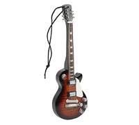 YUYTE Modèle de Guitare Miniature, Instrument Décoratif en Tilleul avec Finition Brillante et Détails Réalistes, pour Vitrine et Cadeau pour Mélomane