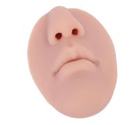 YUYTE Modèle de Nez en Silicone, Modèle de Perçage à Lèvres Doux, Modèle de Visage Perçant avec la Bouche Flexible pour L'enseignement du Salon Pratiquant (BROWN)
