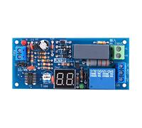 YUYTE Module de Relais temporisé 220 V AC Relais temporisé 1-99 Secondes 1-99 Minutes avec Tube Numérique Rouge à 2 Chiffres pour Sortie Passive du Compte à Rebours de Démarrage du