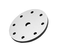 YUYTE Mousse Plateau de 150 Mm Coussin d'interface en éponge Souple de 150 Mm de Diamètre pour Patins de Ponçage - Réduction du Bruit, Anti-secousses, Base Adhésive, adapté aux Pneumatiques et (6