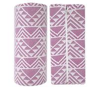 YUYTE Nail Art Colors Coussin d'oreiller Doux en Demi-cercle pour Manucure - Confortable et Facile à Utiliser en Salon Professionnel ou à la Maison (géométrie violette)