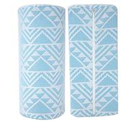 YUYTE Nail Art Colors Coussin d'oreiller Doux en Demi-cercle pour Manucure - Confortable et Facile à Utiliser en Salon Professionnel ou à la Maison (Géométrie bleue)