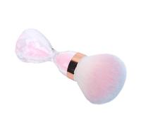 YUYTE Nail Art Dust Brush Nail Dust Cleaner Brush Brush Manucure Brost avec Poils en Nylon et Poignée Ergonomique pour le Maquillage de Poudre à Poussière de L'ongle Application (Rose)