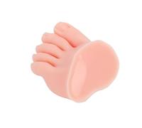 YUYTE Nail Art Formation Pied Faux Nail Pied Modèle Multifonctionnel Réutilisable Portable Souple Silicone Formation Demi-Pied pour La Pratique Silicone Modèle Ongles Acryliques (Gauche)