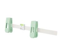 YUYTE Outil de Nivellement pour Accrocher des Cadres, Conception à Double | Plastique ABS, Pinces-ressorts en Métal, Niveau à Bulle intégré, échelle D'espacement Graduée, Règle D'installation de
