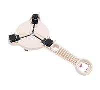 YUYTE Ouvre-bocal Réglable, Ouvre-boîte Multifonction avec équipement Antidérapant en Acier Inoxydable pour Ouvrir les Couvercles de Bouteilles de Canettes, Corps en ABS Léger avec (Kaki)