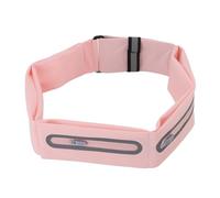 YUYTE Pack de Courroie de Course Mince, Pack de Taille de Fitness Portable pour l'exercice, la Randonnée, Le Vélo et L'entraînement avec des Bandes Réfléchissantes (Pink)