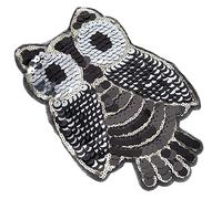 YUYTE Patch brodé Hibou Oiseau-décor Bricolage Mignon pour Accessoires Vestimentaires, Idéal pour les Vestes et les Sacs