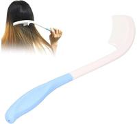 YUYTE Peignes à Cheveux Longs, Brosse à Cheveux Peigne à Poignées Incurvées Brosse Long Manche,Peigne Long à Manche Antidérapant pour Personnes âgées Handicapées à la Main