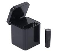 YUYTE Perceuse à Ongles 2 en 1, Lime à Ongles électrique Portable à Faible Bruit 0-35 000 Tr/min avec Tasse Creuse pour Salon de Manucure (BLACK)