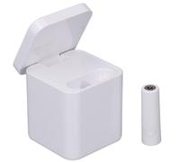 YUYTE Perceuse à Ongles 2 en 1, Lime à Ongles électrique Portable à Faible Bruit 0-35 000 Tr/min avec Tasse Creuse pour Salon de Manucure (WHITE)