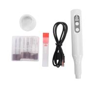 YUYTE Perceuse à Ongles sans Fil, Stylo Perceuse à Ongles électrique Rechargeable avec 6 Têtes de Meulage et Foret en Céramique, pour Façonner les Ongles, Soins des Cuticules, (WHITE)