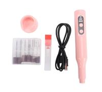 YUYTE Perceuse à Ongles sans Fil, Stylo Perceuse à Ongles électrique Rechargeable avec 6 Têtes de Meulage et Foret en Céramique, pour Façonner les Ongles, Soins des Cuticules, (PINK)
