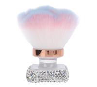 YUYTE Pinceau à épousseter pour Nail Art, Pinceau à Poudre Douce pour Ongles en Acrylique, Pinceau Multifonction pour Fard à Joues et Maquillage, Outil de Nettoyage de la Poussière des (SILVER)