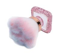 YUYTE Pinceau à épousseter pour Nail Art, Pinceau à Poudre Douce pour Ongles en Acrylique, Pinceau Multifonction pour Fard à Joues et Maquillage, Outil de Nettoyage de la Poussière des (PINK)
