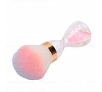 YUYTE Pinceau à Poussière pour Ongles, Pinceau à Poudre pour Manucure, à Blush, Base en Fibre Ultra Douce en Forme de Sablier avec dégradé de Couleurs, pour le Maquillage des (BLUE)