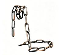 YUYTE Porte-Bouteille de Vin Simple Porte-Bouteille de Vin Flottant Conception de Chaîne Stable avec Structure D'équilibre Mécanique pour Affichage de Décoration de Table (Bronze)