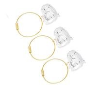 YUYTE Porte-clés Collecteur de Poils de Chat 3 Pièces, Capsule de Stockage de Poils d'animaux Mignons, Souvenir Commémoratif pour Les Amoureux des Chats (Tapez 2)