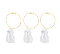 YUYTE Porte-clés Transparent en Fourrure pour Animaux de Compagnie, Souvenir Commémoratif en Poils de Chien et de Chat avec Couvercle à Pression sécurisé, Accessoire Léger et élégant (Type 1)